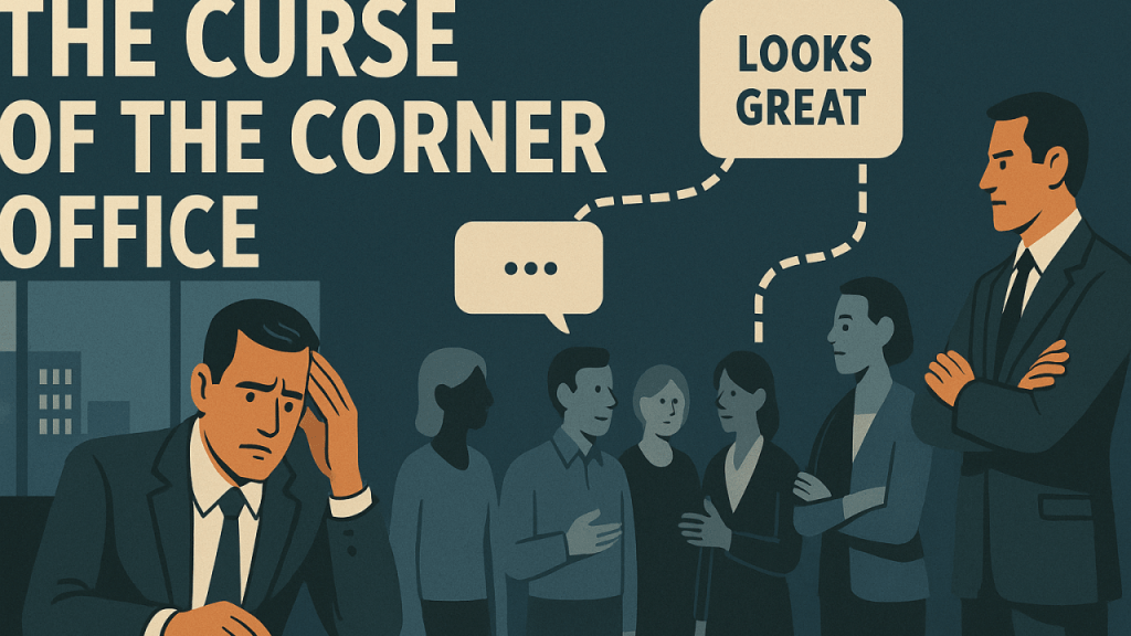 The curse of the corner office